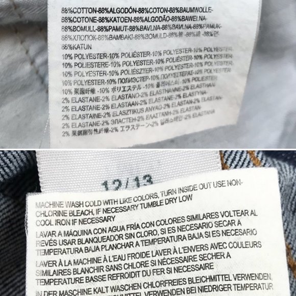 Vans Women's Skinny Jeans - Dark Blue - Picture 7 of 7